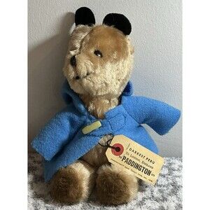 Vintage 1975 Paddington 9 Inch Bear, Eden Toys 1985 EUC